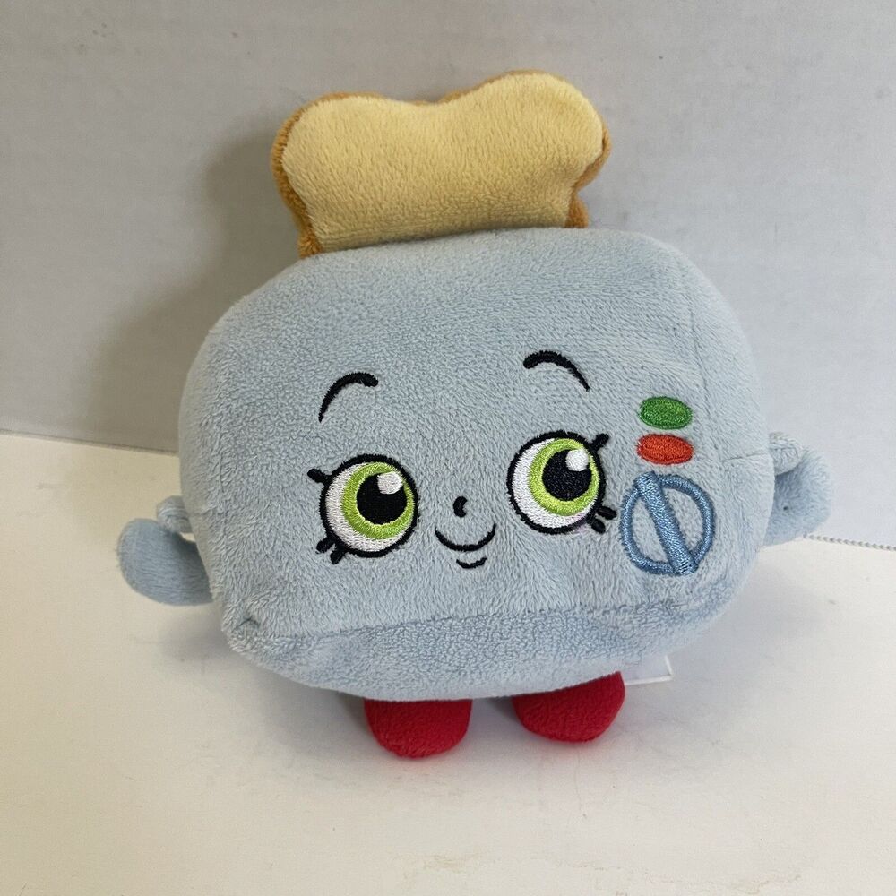Toasty Pop Plush 6" Shopkins Toaster Stuffed Animal Toy Moose Enterprise 2016